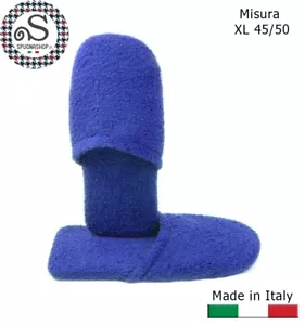 Ciabatte Spugna in cotone, ciabattine da casa, Pattine, Pantofole Uomo XL 45/50 - Imagen 1 de 9