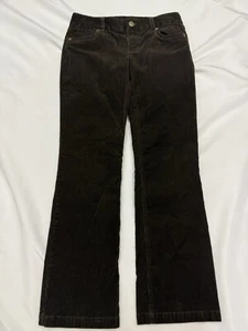 J. Crew Dark Brown Favorite Fit Bootcut Corduroy Pants Low Rise Women’s 2S - Picture 1 of 11