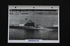 Atlas Naval ARGONAUTA 1931 Coastal Submarine Photo Print Maxi Card