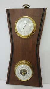 Vintage Barigo Weather Station Mahogany Made in Germany - Picture 1 of 5