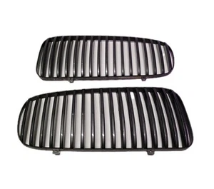 1998-2003 OEM Jaguar X308 XJ8 XJR Vanden Plas Front Grille Inserts LH RH  - Picture 1 of 4