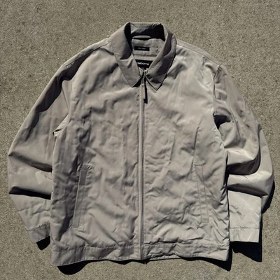 Chaqueta polar Claiborne Poly Tech para hombre bolsillos con cremallera talla Lg Foto 1 de 4