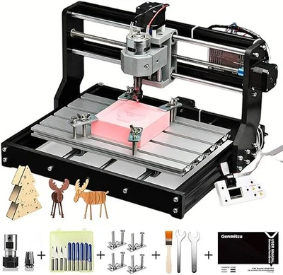 Genmitsu CNC Router Kit GRBL 3 Axis Plastic Acrylic Wood Carving - 3018-PRO - Image 1 of 4
