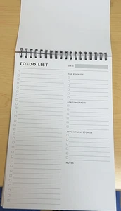 To Do List Notepad: with Multiple Functional Sections 6.5 X 9.8" 60 Sheets - Picture 1 of 10