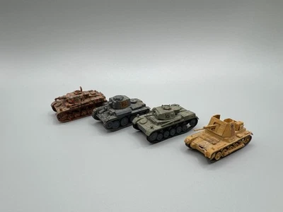 1:72 WWII German 4x PzKpfw. 38, II, Panzerjäger I Konvolut - gebaut bemalt - Bild 1 von 4