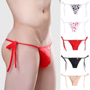 Herren U Pouch Tanga Bulge Pouch Höschen Micro Bikini Schnürung Unterwäsche Slip - Bild 1 von 30