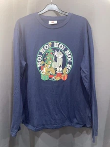 Tom And Jerry Long Sleeve Christmas T-shirt - Picture 1 of 2