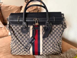 GUCCI Reisegepäck for FLY grosse Reisetasche Savoy GG Supreme UNISEX - Bild 1 von 7
