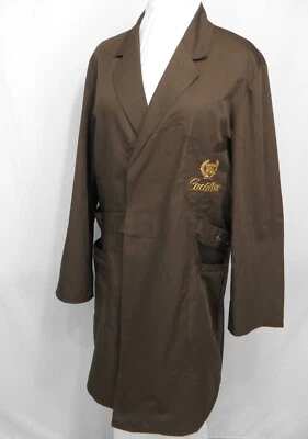 Vintage European Cadillac dealer Service  Manager Lab coat uniform  1980's large - Image 1 of 4