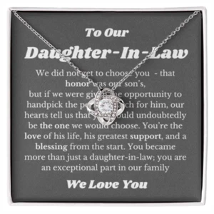 Necklace Gift for Daughter In Law, Daughter In Law Wedding Gift Idea - Picture 1 of 2