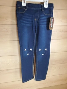 Delia's Girl Cat Kitten Jeans Size 5 Blue - Picture 1 of 10
