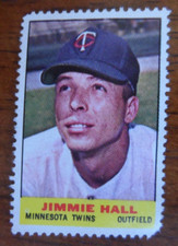 1964 BAZOOKA STAMP JIMMIE HALL MINNESOTA TWINS HIGH GRADE 0-1009