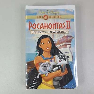 Pocahontas II Journey To A New World VHS Movie Walt Disney Gold SEALED - Image 1 of 3