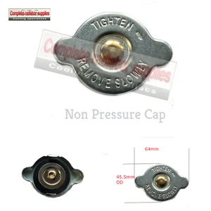Small 45mm Coolant Radiator Cap Non Pressure Cap Expansion Cap - Picture 1 of 3