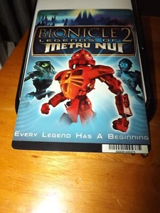 BIONICLE 2 LEGEND OF METRU NUI DISPLAY CARD (not a dvd) 5.5" X 8" NO MOVIE - Picture 1 of 1