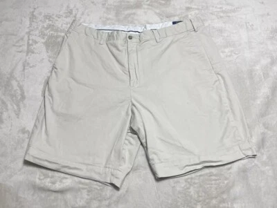 Pantalones Cortos Polo Ralph Lauren Para Hombre 40 Marfil Frente Plano Elástico Chino Foto 1 de 4