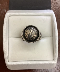 Dian Malouf Sterling Silver Dome Top Ring - Picture 1 of 7