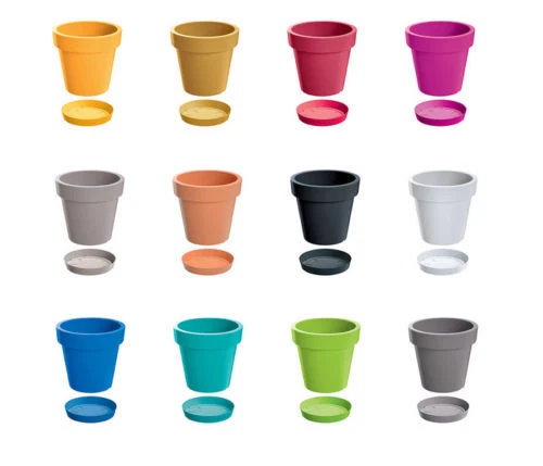 Blumentopf Blumenkübel LOFLY mit Untersetzer Viele Farben Viele Grosse Übertopf - Bild 1 von 1