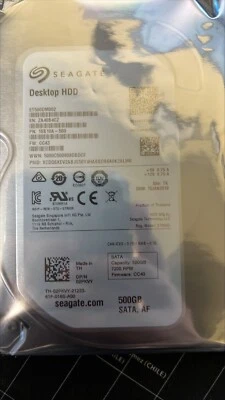 Seagate Barracuda 500GB 3.5" HDD ST500DM002 Internal 7200RPM - Image 1 of 2