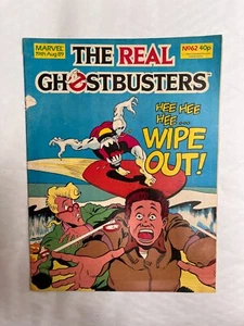 The Real Ghostbusters Comicbuch Serie Marvel Ausgabe Nr 62 19TH August 1989 - Picture 1 of 2