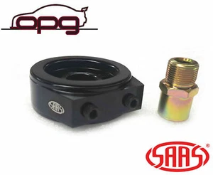 SAAS Oil Adapter Sandwich Plate for Nissan R34 GTT (RB25) Oil Pressure Oil Temp - Picture 1 of 5