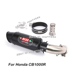 For Honda CB1000R 2007-2017 Motorcycle Exhaust Middle Pipe Link Muffler Tip - Picture 1 of 12