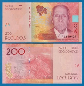 Cabo Verde 200 Escudos P 76 2019 (2021) papel sin polímero - Imagen 1 de 1