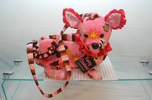 FURRY COUTURE PINK DOG PURSE~DOUGLAS PLUSH NEW WITH TAG CUTE GREAT PRICE!! - Picture 1 of 1