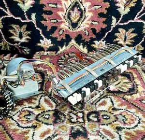 Excellent Hammond Complete Drawbar Assembly W/ Its Wired Balancing Transformer - Picture 1 of 12