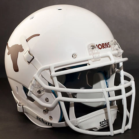 *CUSTOM* TEXAS LONGHORNS NCAA Schutt XP GAMEDAY Replica Football Helmet Cover