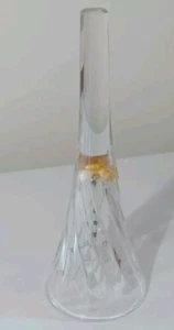Campana de cristal de plomo genuina Enesco 24 % diseño corte a mano Alemania Occidental - Imagen 1 de 7