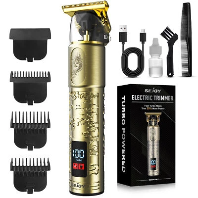 SEJOY Haarschneidemaschine Profi Haarschneider Bart Trimmer Herren Bartschneider