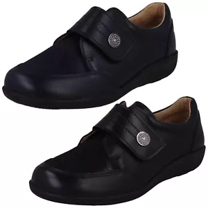 Zapatos planos de cuero de gancho y bucle Ember By DB para dama precio de venta al por menor 69,99 GBP - Imagen 1 de 10