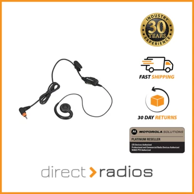 Motorola Swivel Earpiece with Mic & PTT for SL1600 SL2600 - PMLN7189A - Image 1 of 4