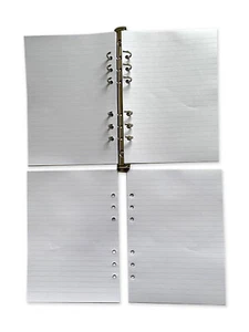 Refill Insert suitable for Mulberry Planer A5 size White Lined paper 100 sheets - Picture 1 of 1