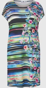 ANNA AURA / Peter Hahn Kleid Sommerkleid Jersey bunt floral Gr. 46 / XXL NEU - Bild 1 von 7