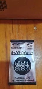 Pokemon CHOKI CHOKI PROMO CARD 2024 INDONESIA pack pikachu bulbasaur squirtle - Picture 1 of 1