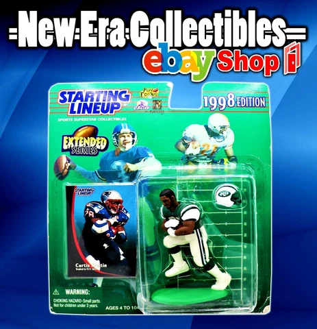 NFL Starting Lineup 1998 Edition New York Jets #28 Curtis Martin Figure Kenner Cover