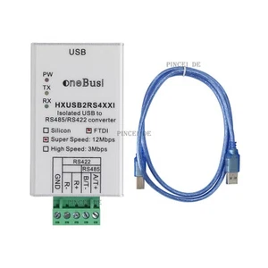 Isolated Converter USB To RS485 RS422 HXUSB2RS4XXI 12M FTDI 12Mbps For Tamagawa - Picture 1 of 7