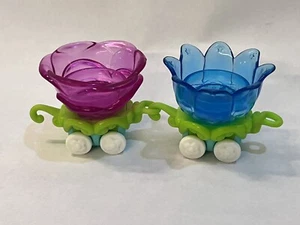 My Little Pony MLP Breezies Parade Blue Purple Flower Petal Train Car Lot of 2 - Picture 1 of 6