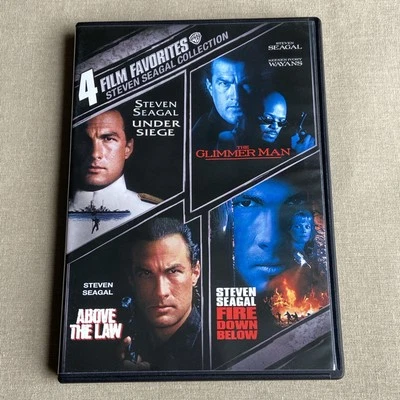 Steven Seagal (DVD 4-Film Set) Under Siege/ Glimmer Man/ Above Law/ Fire Below - Image 1 of 4