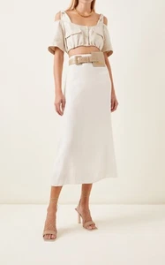 Jacquemus Beige Cropped Cold-Shoulder Top 10 NWTs - Picture 1 of 15