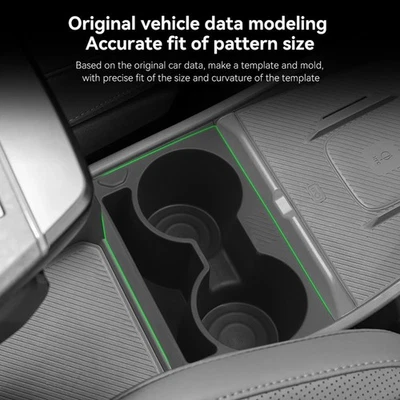 Car Cup Holder Replacement for For KIA ForEV3 2024 2025 Non Scratch TPE - Image 1 of 4