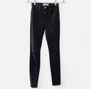 GENETIC Shya Skinny Jeans Damen Gr. 27 Navy Blau Denim Low Rise Stretch Travel - Bild 1 von 5