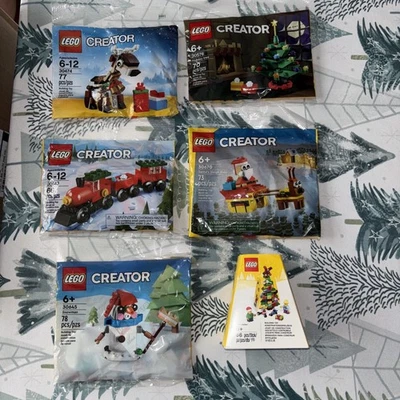 Nuevo Lote Precintado de 5 Lego Creator Navidad Polybags con Juego 5004934 Foto 1 de 4