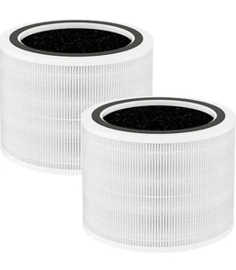 2 Pack - Levoit Core 300-RF H13 True HEPA 3-Stage Air Filter Replacement - Picture 1 of 17