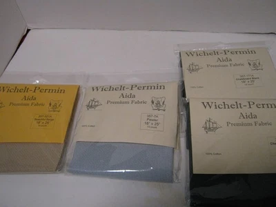 4 Wichelt-Permin 14Ct Aida XStitch Fabric 18" x 25" - Image 1 of 4