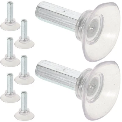  2 set di base a vite per tritacarne, supporto a ventosa per macchina, - Immagine 1 di 4