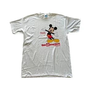 Vintage 80s Walt Disney World Resort Florida Shirt Mens Size XL Mickey Mouse NEW - Picture 1 of 8