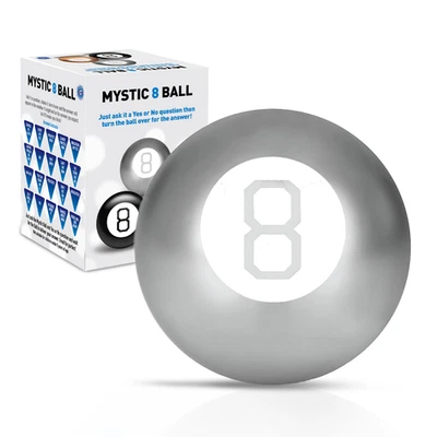 THE GADGET COMPANY Magic Mystic Retro 8 Ball Decision Making Fortune Mystic Telling Fun Toy Game